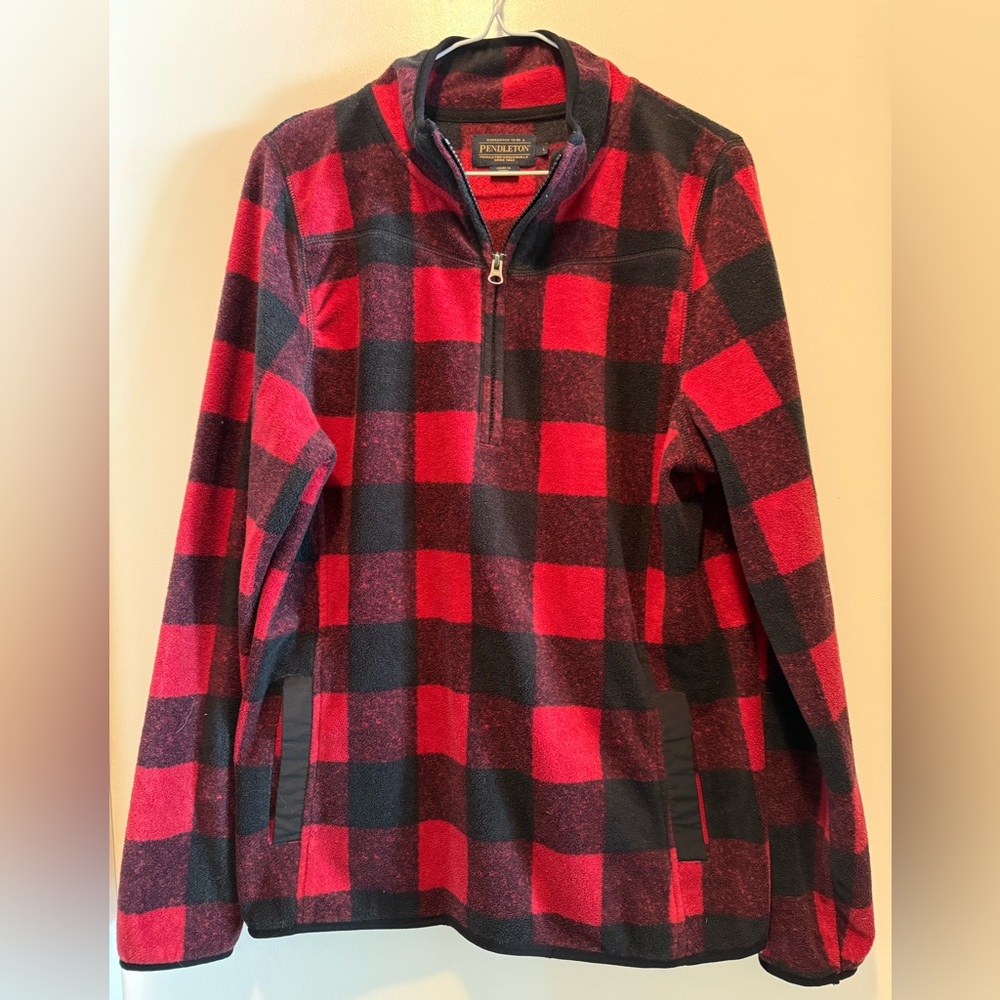 Pendleton - Buffalo Plaid Fleece Pullover